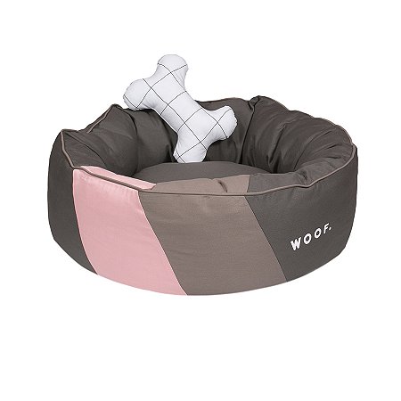 Cama Para Cachorro Woof Classic Fofinha Cinza