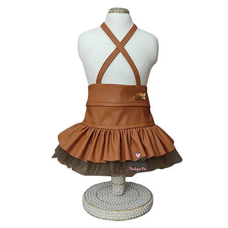 Saia para Cachorro DuDog Vest Caramelo