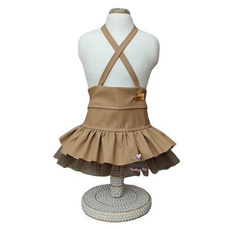 Saia para Cachorro DuDog Vest Nude