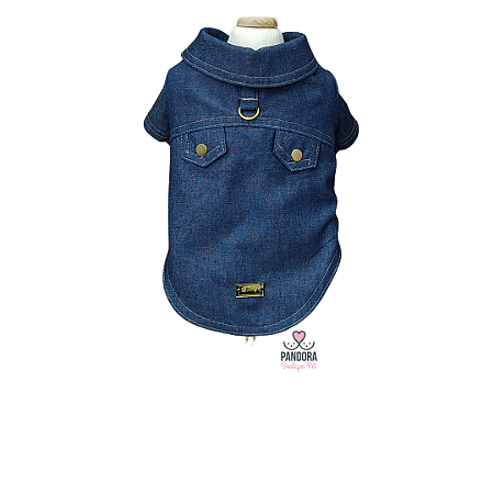 Camisa Para Cachorro em Jeans DuDog