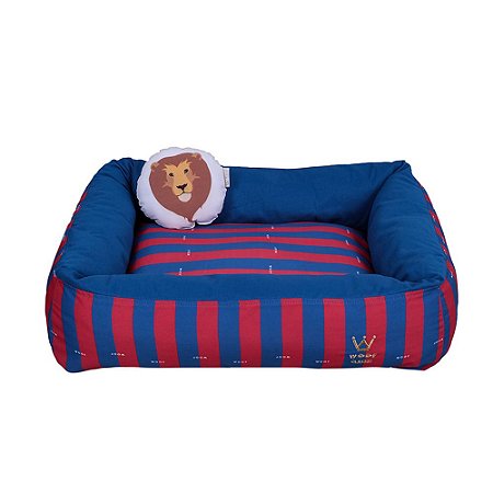 Cama Quadrada para Cachorro Woof Classic Circus Leonidas