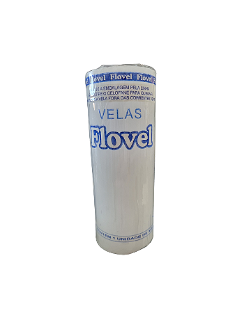Vela 7 dias Flovel 335g - Branca