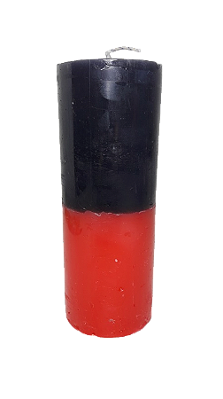 Vela 7 dias Flovel 335g - Preta / Vermelha
