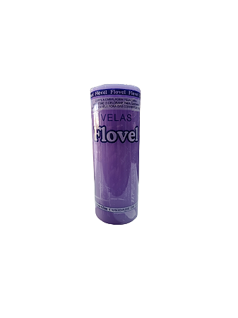 Vela 7 dias Flovel 335g - Lilás