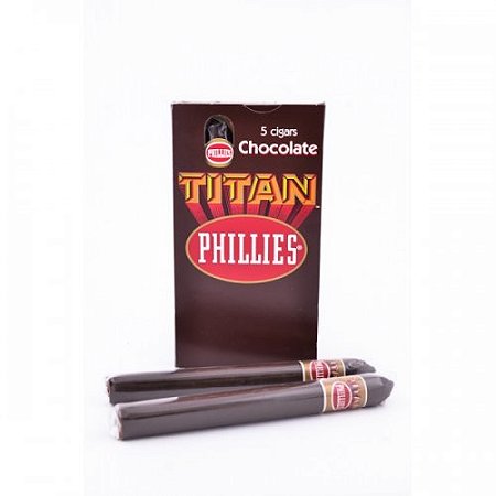 Charuto - Titan cx c/ 5 un. - Chocolate