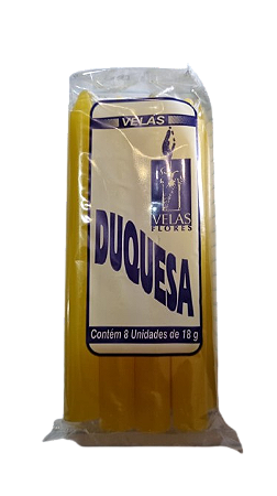 Vela Duquesa 18g - Amarela