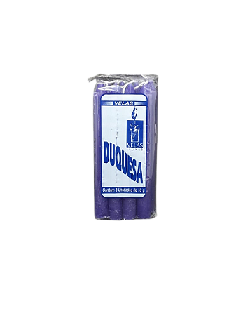 Vela Duquesa 18g - Roxa