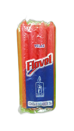 Vela Flovel 33g - Vermelha