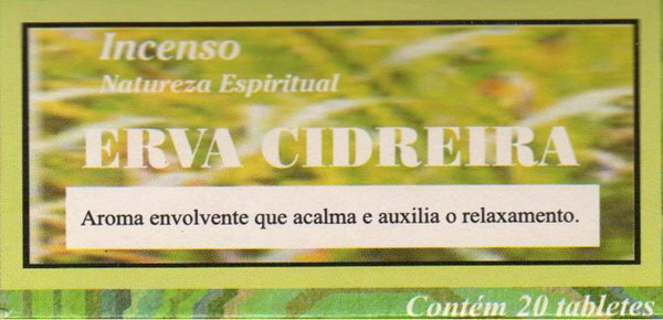 DEFUMADOR TABLETE - ERVA CIDREIRA