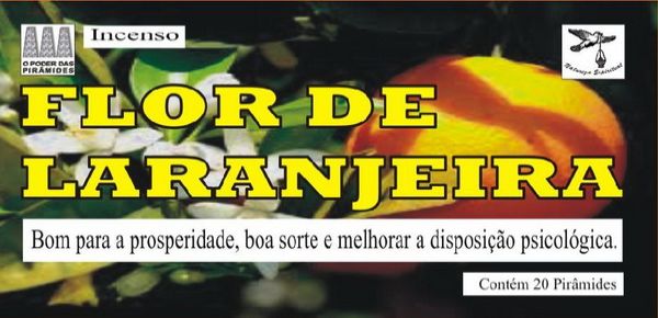 DEFUMADOR TABLETE - FLOR DE LARANJEIRA