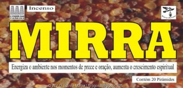 DEFUMADOR TABLETE - MIRRA