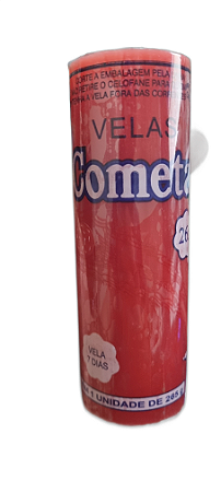 Vela 7 dias Cometa 265g - Vermelha
