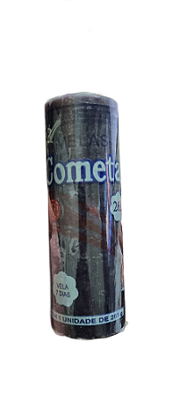 Vela 7 dias Cometa 265g - Preta