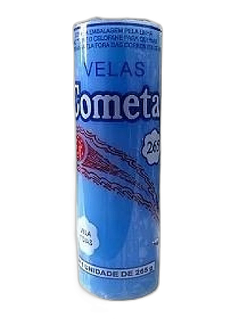 Vela 7 dias Cometa 265g - Azul Claro