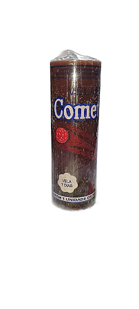 Vela 7 dias Cometa 265g - Marrom