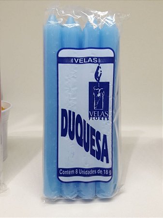 Vela Duquesa 18g - Azul Claro