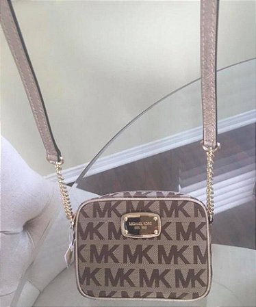 michael kors crossbody leather bolsa