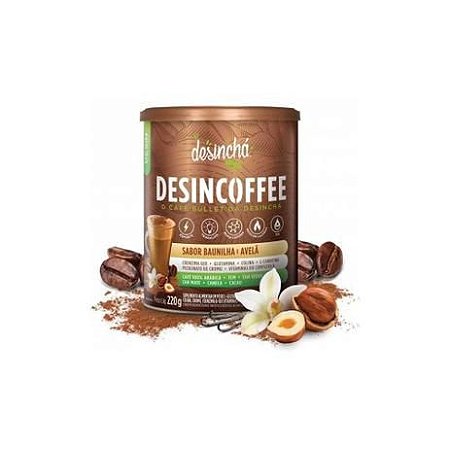 Desincoffee Sabor Baunilha e Avelã - 220g - Desinchá