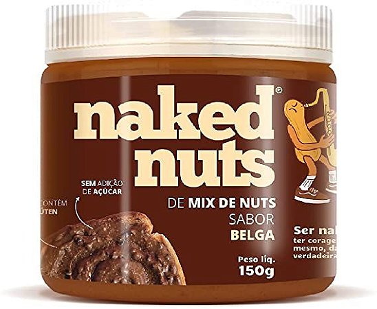 Pasta de Castanha de Caju Com Chocolate Belga 150g Naked Nuts