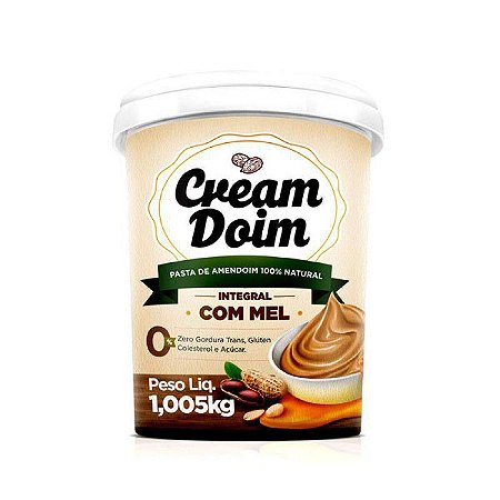 Pasta de Amendoim Com Mel - 1,005kg - Cream Doim