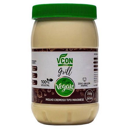 Maionese Vegana Grill - 250g - Vcon