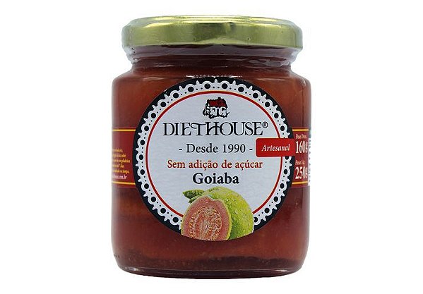 Goiabada Sem Açúcar - 250g - Diet House