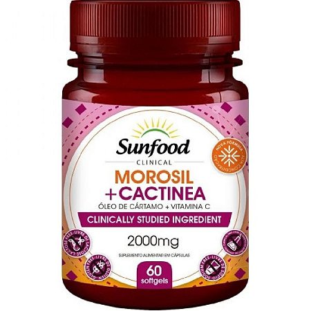 Morosil + Cactinea - 60 Cápsulas Softgels (2000mg) - Sunfood