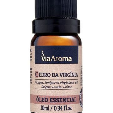 Óleo Essencial de Cedro - 10ml - Via Aroma