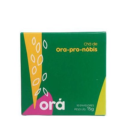 Chá Ora-Pro-Nóbis - 10 envelopes 15g - Orá