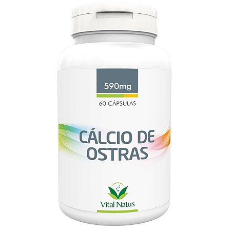 Cálcio de Ostra - 60 cápsulas - Vital Natus