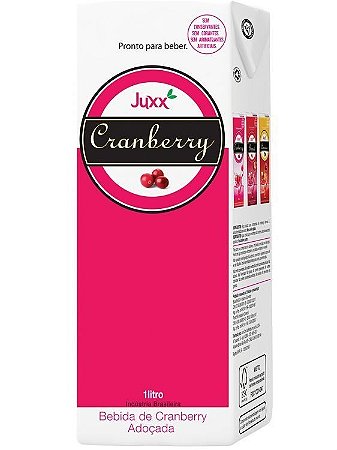 Suco de Cranberry - 1litro - Juxx