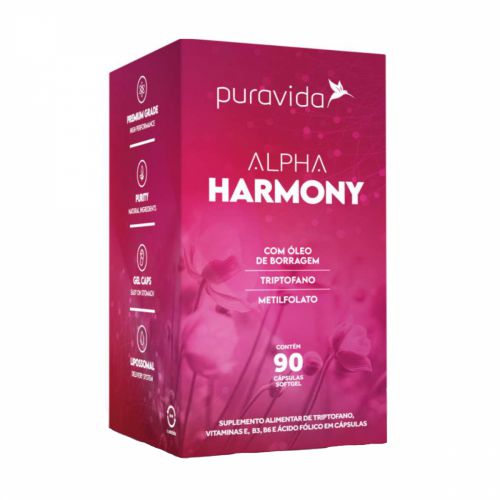 Alpha Harmony Harmonize Ciclos Feminino 90 Cápsulas Puravida
