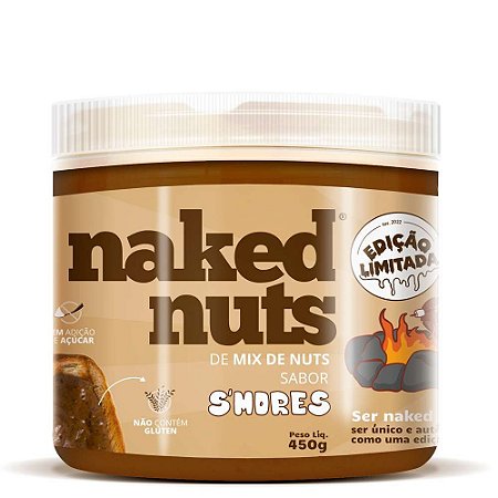 Pasta Mix de Nuts Smores Marshmallow - 450g - Naked Nuts