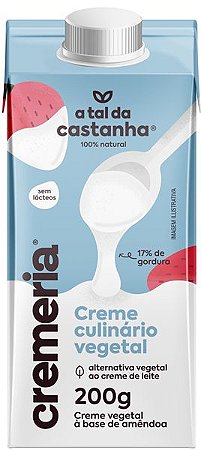 Creme Culinário Vegetal de Amêndoa - 200g A Tal da Castanha