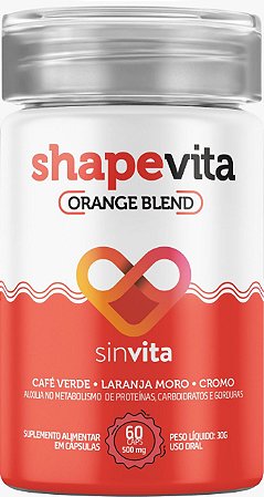 Shapevita Café Verde, Laranja Moro e Cromo 60 Cápsulas