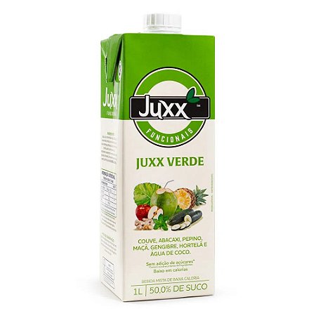 Suco Verde Sem adição de Açúcar - 1L - Juxx Funcionais