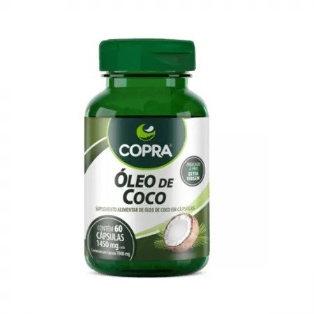 Óleo de Coco - 60 Cápsulas 1450mg - Copra
