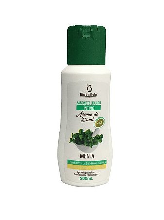 Sabonete Líquido Íntimo Menta - 200ml - Aromas do Brasil