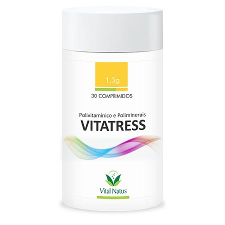 Vitatress Polivitaminicos e Poliminerais 30 Comprimidos 1,3g