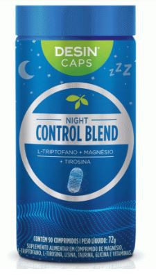 Night Control Blend - 90 Comprimidos - Desin Caps