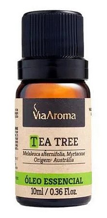 Óleo Essencial Tea Tree Melaleuca - 10ml - Via Aroma