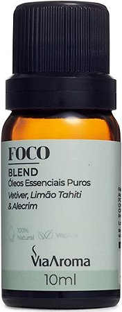 Blend Foco Óleos Essenciais Vetiver, Limão Tahiti & Alecrim