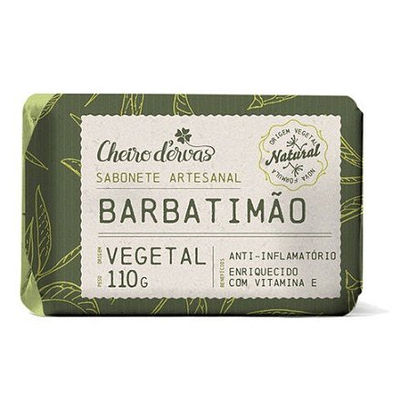 Sabonete Artesanal Barbatimão - 110g - Cheiro D' Ervas