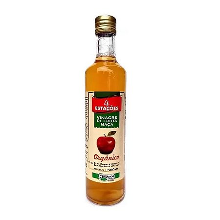 Vinagre de Maçã Orgânico - 500ml - 4 Estações