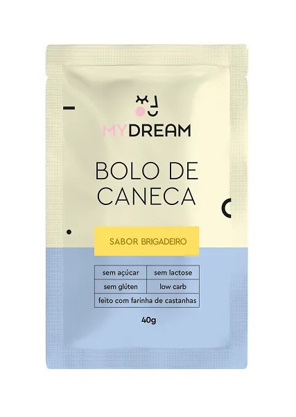 Bolo de Caneca Sabor Brigadeiro - 40g - My Dream