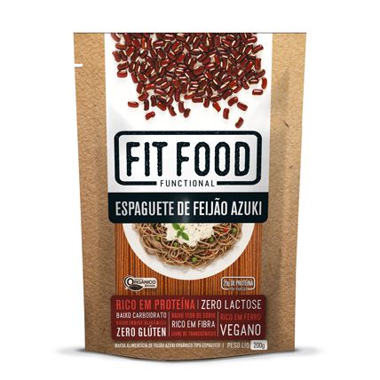 Espaguete de Feijão Azuki - 200g - Fit Food