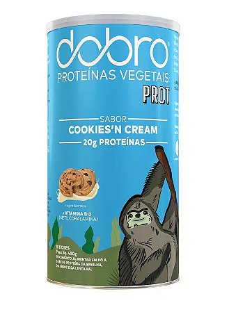 Proteina Vegetal Sabor Cookies N Cream - 450g - Dobro