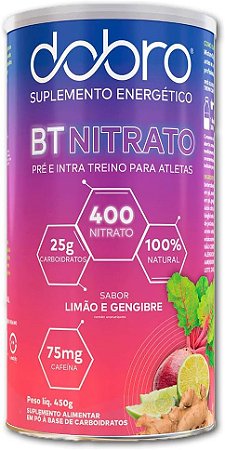 Bt 400 Nitrato Sabor Limão E Gengibre - 450g - Dobro