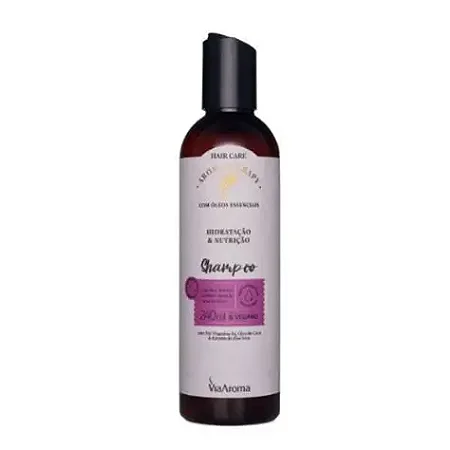 Shampoo Hidratação e Nutrição - 240ml - Via Aroma