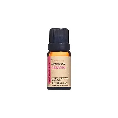 Óleo essencial de Gerânio - 10ml - Via Aroma